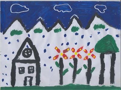 محدثه کاظم پور، 9 ساله از  دبستان مکتب الاحرار اسلامشهر