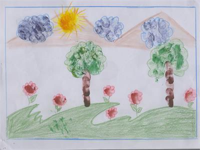 ریحانه مرادی عهدیه، کلاس سوم از دبستان مکتب الاحرار اسلامشهر