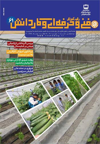 رشد آموزش فنی‌وحرفه‌ای و کاردانش؛ شماره ۶۱. پاییز ۱۴۰۱