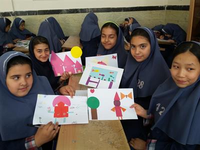 دانش آموزان دبستان شهید خوشنویسان