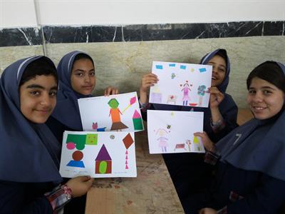 دانش آموزان دبستان شهید خوشنویسان