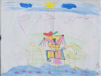 پانیذ محرمی، کلاس دوم ابتدایی، از مدرسه ایران زمین ـ تهران