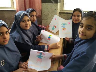 دانش آموزان دبستان شهید خوشنویسان