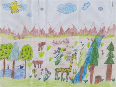 فاطمه حاجیلری، کلاس دوم از علی‌آباد کتول