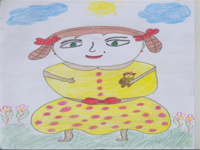 فاطمه عیسائیان، 9 ساله از دبستان مکتب الاحرار از اسلامشهر