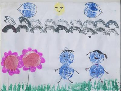 ریحانه کلانتری، 9 ساله از دبستان مکتب الاحرار اسلامشهر