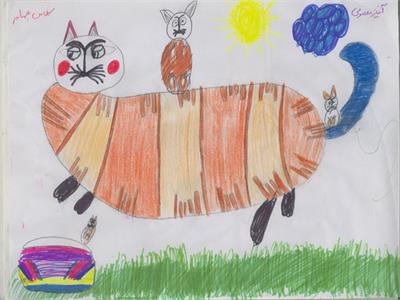 آیناز معصومی، کلاس چهارم ابتدایی، از مدرسه ایران زمین ـ تهران