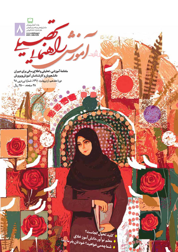 رشد آموزش راهنمایی تحصیلی، شماره 8، اردیبهشت 91