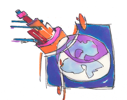 تصویرسازی در مجلات رشد