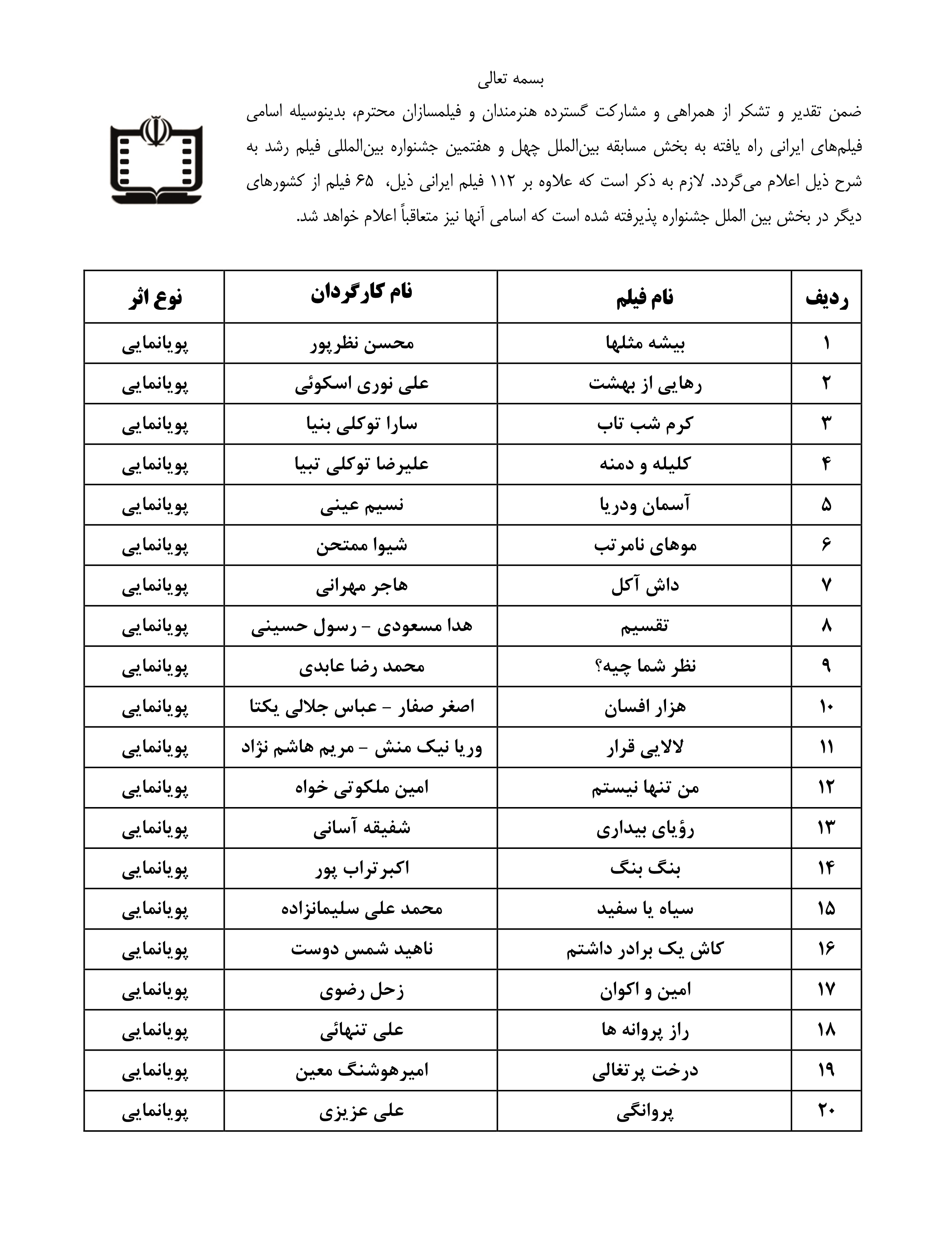 filmhaye international irani