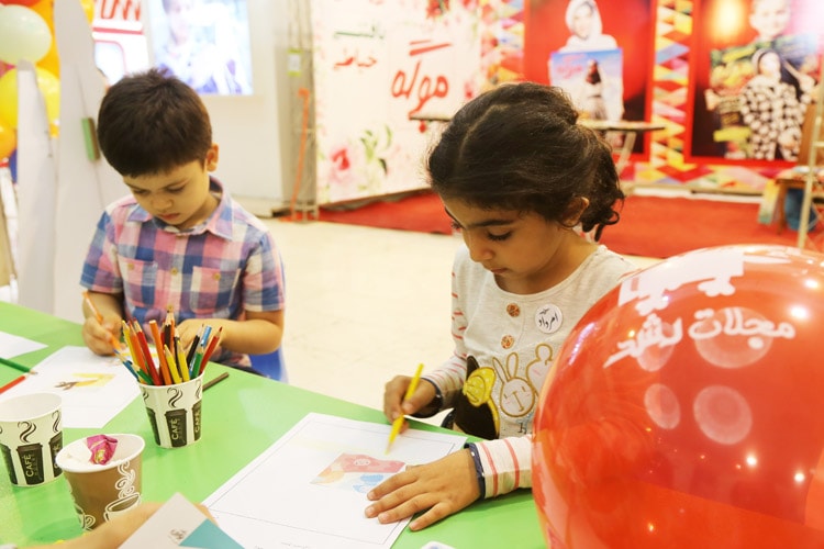 غرفه مجلات رشد در بیست‌ و سومین نمایشگاه مطبوعات، آبان ۱۳۹۶