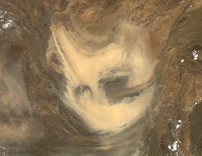 کاربرد تصاویر ماهواره ‌ای جهت تعیین برخاستگاه ریزگردها