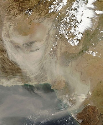 کاربرد تصاویر ماهواره ‌ای جهت تعیین برخاستگاه ریزگردها