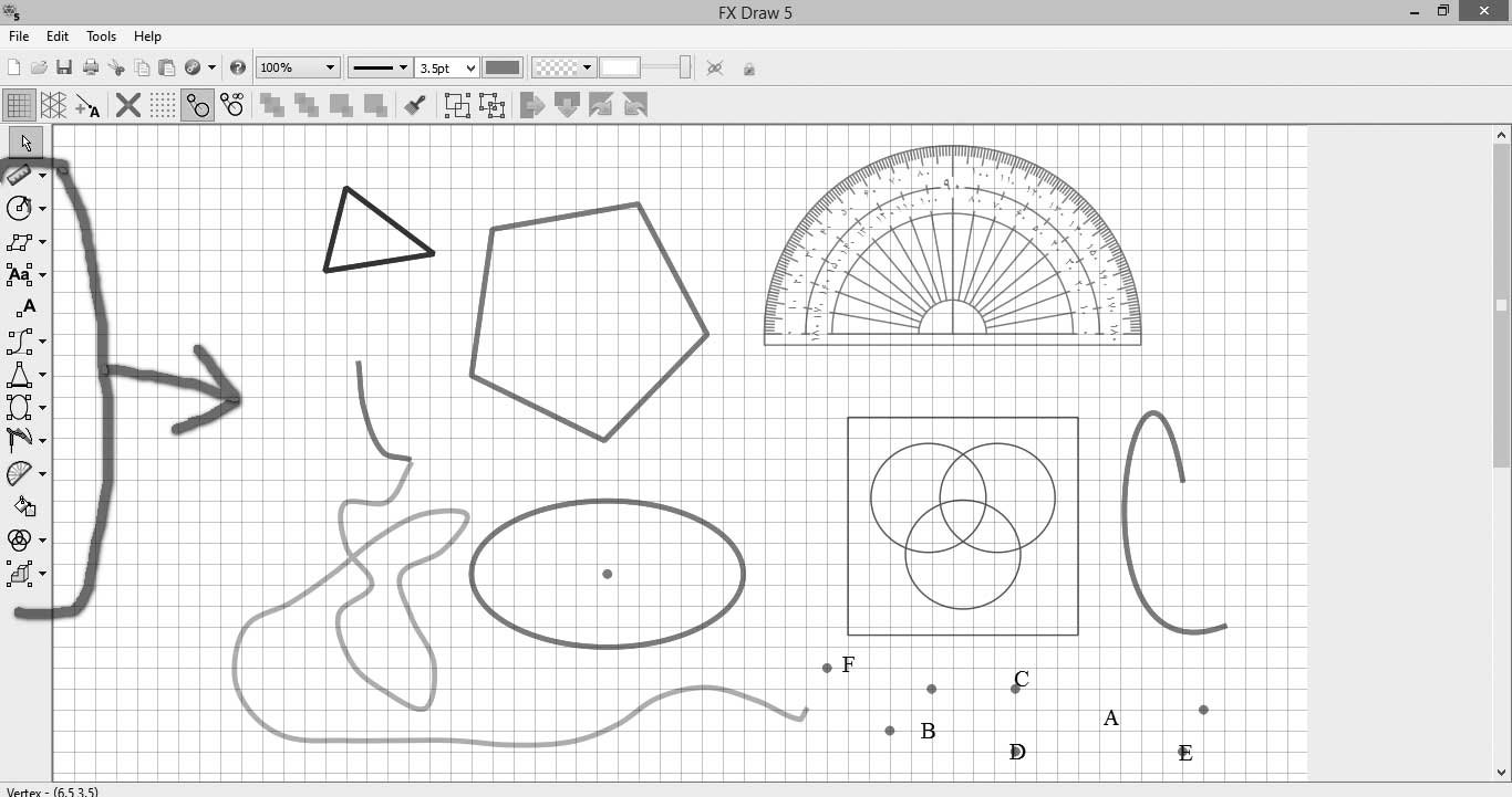 طراحی و رسم توابع ریاضی و اشکال هندسی به کمک نرم افزار
