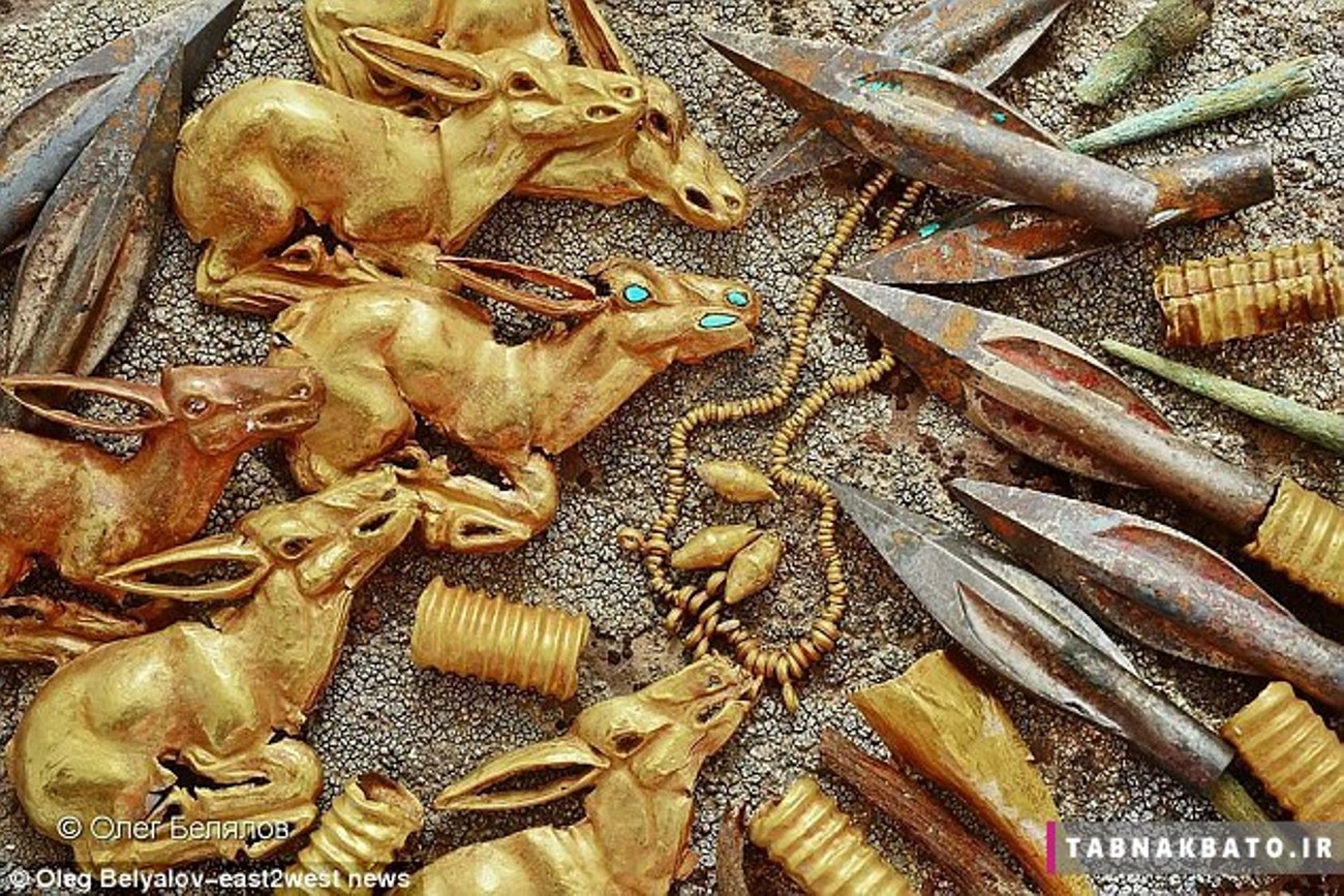 کشف گنجینه طلای سکاها