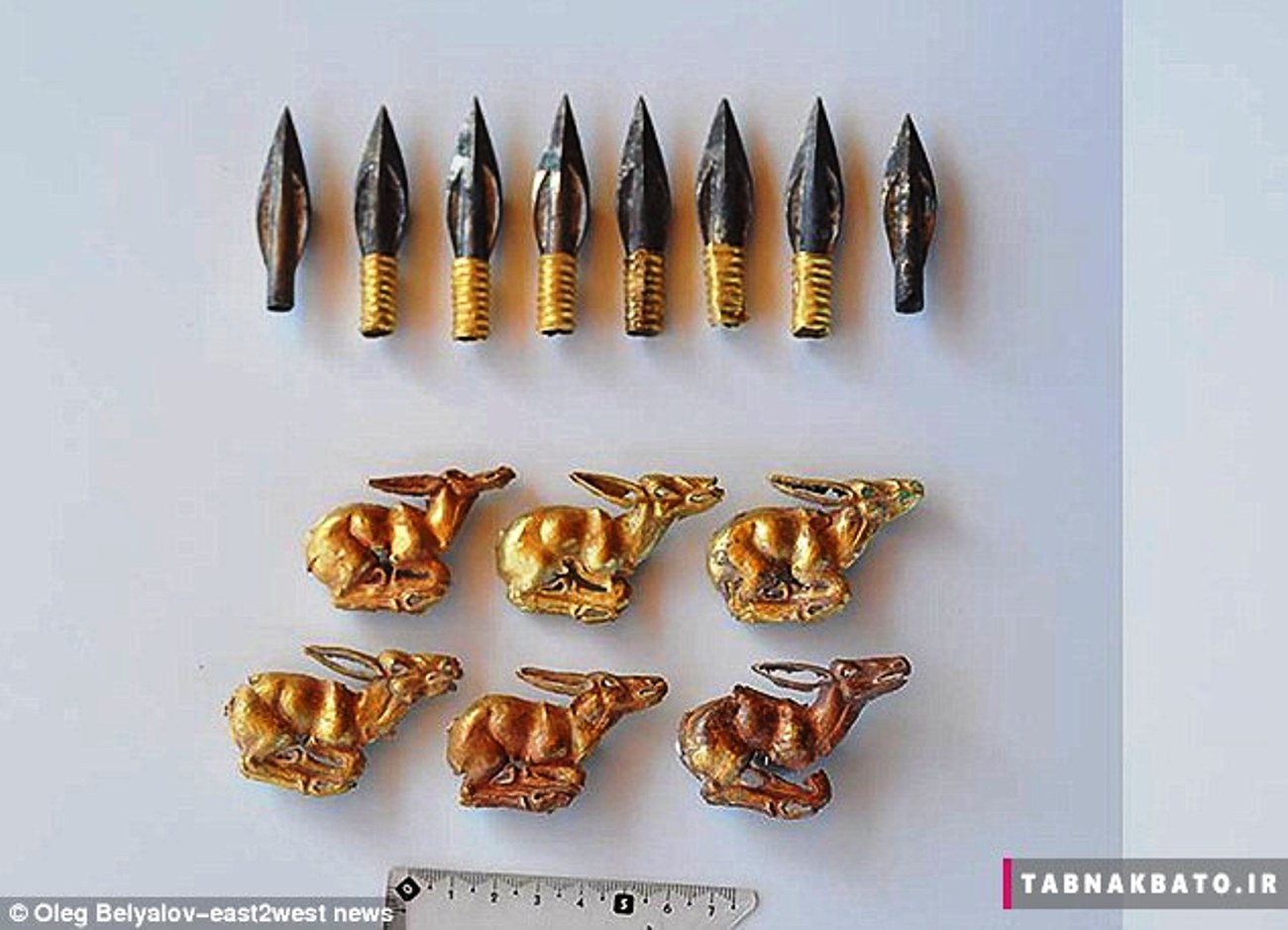 کشف گنجینه طلای سکاها