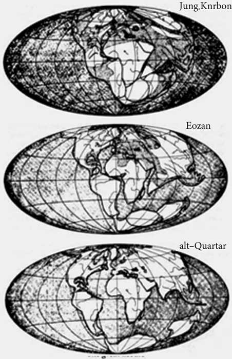 نقش آفرینی دانشی ولادیمیر پیتر کوپن، زمینه سازی برای نظریه پیوستگی قاره های وگنر