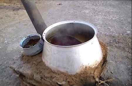 تولید شیره انگور در روستا