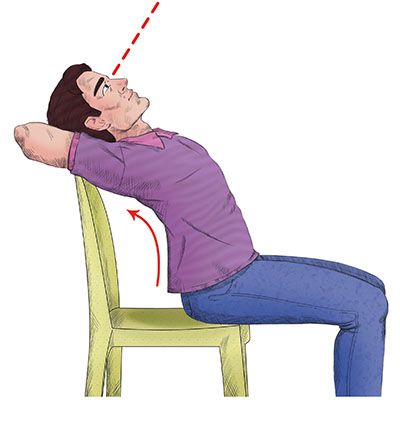 نگاه کردن به سقف