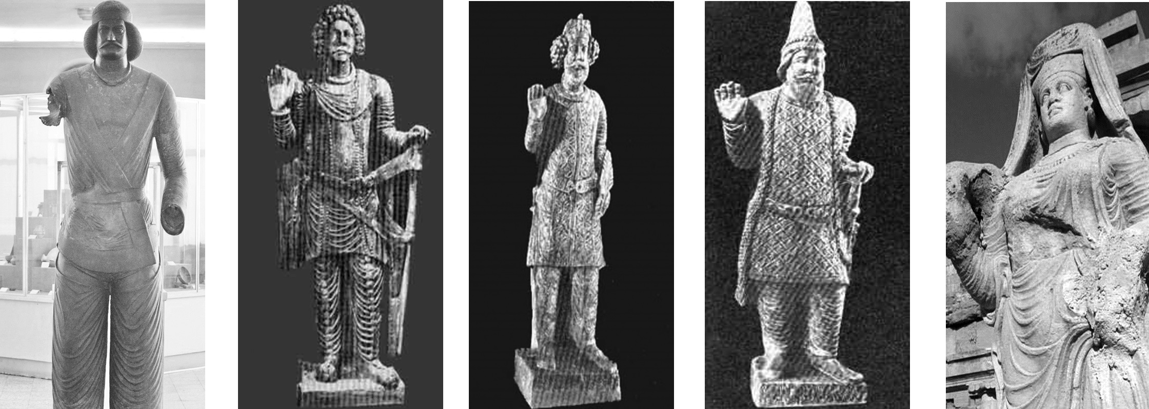 بررسی چند مجسمه دوره اشکانی در شهرهای هاترا، مالمیر و شوش