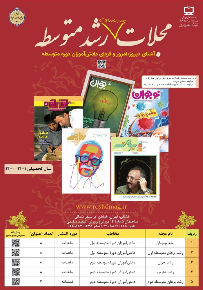 پوستر مجلات دانش‌آموزی - دوره دوم