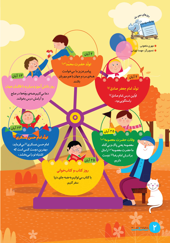 محتوای مرتبط با ۱۳ آبان در مجلات رشد