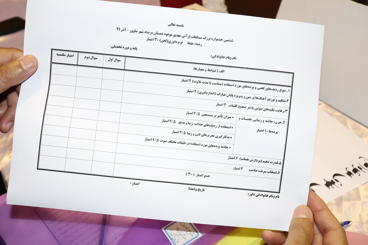 رشد مدیریت: جشنواره قرآن دبستان مرصاد شهر شاوور