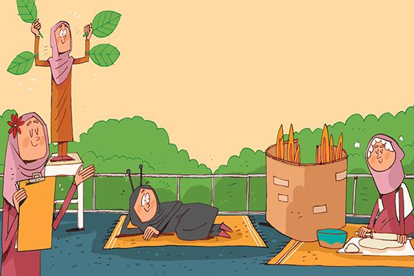 ای وای! خاله به تنور!